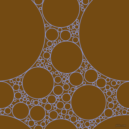 bubbles, circles, sponge, big, medium, small, 2 pixel line width, Portage and Raw Umber circles bubbles sponge soap seamless tileable