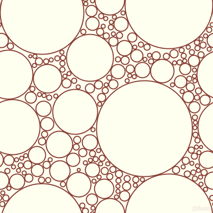 bubbles, circles, sponge, big, medium, small, 2 pixel line width, Prairie Sand and Ivory circles bubbles sponge soap seamless tileable