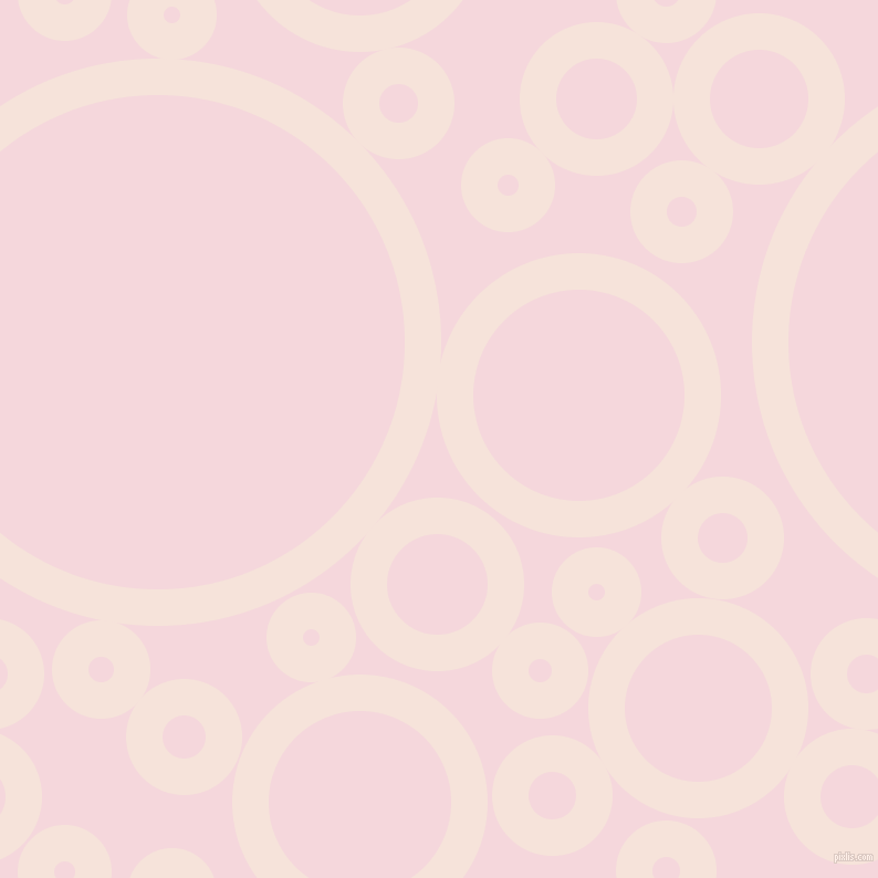bubbles, circles, sponge, big, medium, small, 33 pixel line width, Provincial Pink and Cherub circles bubbles sponge soap seamless tileable