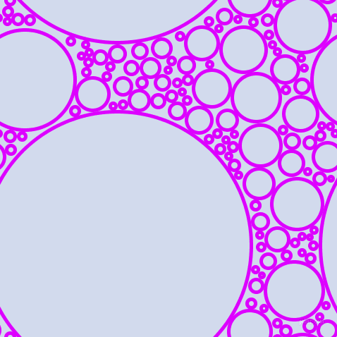 bubbles, circles, sponge, big, medium, small, 5 pixel line width, Psychedelic Purple and Hawkes Blue circles bubbles sponge soap seamless tileable