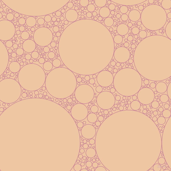 bubbles, circles, sponge, big, medium, small, 2 pixel line width, Puce and Negroni circles bubbles sponge soap seamless tileable