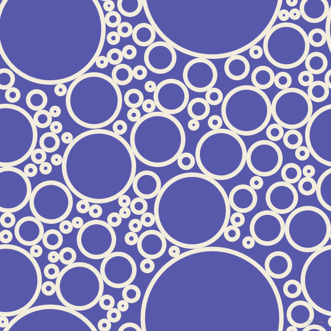 bubbles, circles, sponge, big, medium, small, 9 pixel line width, Quarter Pearl Lusta and Rich Blue circles bubbles sponge soap seamless tileable