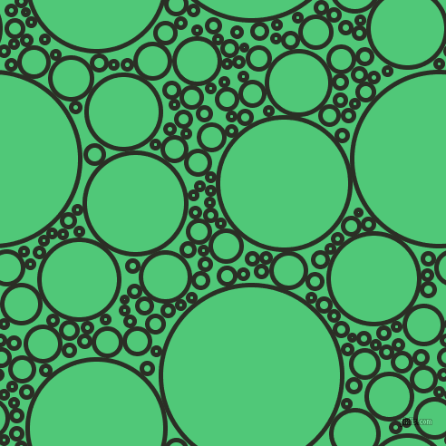 bubbles, circles, sponge, big, medium, small, 5 pixel line width, Rangoon Green and Emerald circles bubbles sponge soap seamless tileable