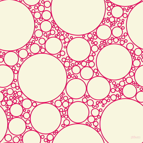 bubbles, circles, sponge, big, medium, small, 3 pixel line width, Razzmatazz and Promenade circles bubbles sponge soap seamless tileable