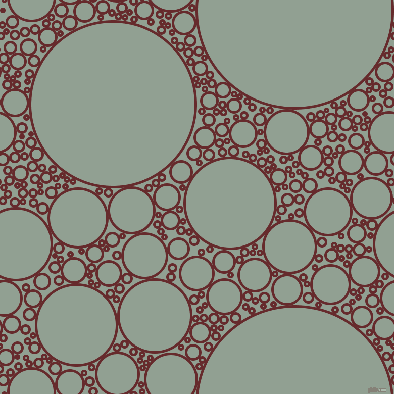 bubbles, circles, sponge, big, medium, small, 5 pixel line width, Red Devil and Pewter circles bubbles sponge soap seamless tileable