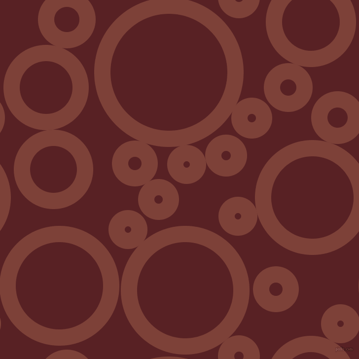 bubbles, circles, sponge, big, medium, small, 33 pixel line width, Red Robin and Burnt Crimson circles bubbles sponge soap seamless tileable