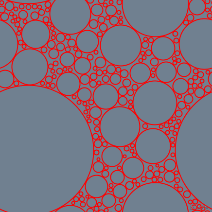 bubbles, circles, sponge, big, medium, small, 2 pixel line width, Red and Slate Grey circles bubbles sponge soap seamless tileable