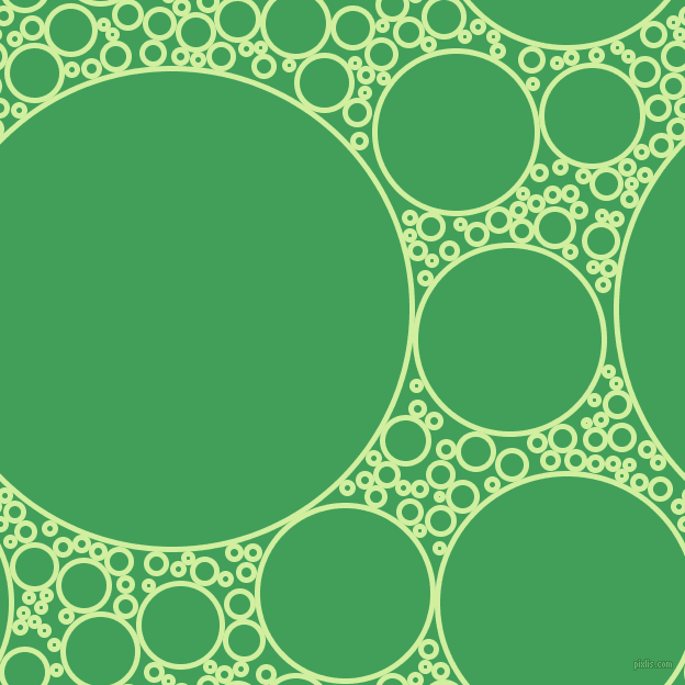 bubbles, circles, sponge, big, medium, small, 5 pixel line width, Reef and Chateau Green circles bubbles sponge soap seamless tileable