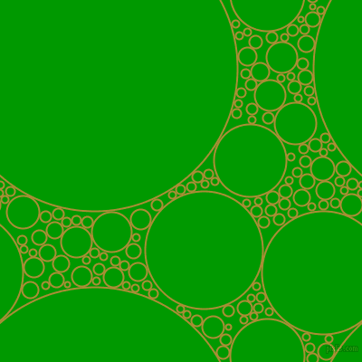 bubbles, circles, sponge, big, medium, small, 2 pixel line width, Reef Gold and Islamic Green circles bubbles sponge soap seamless tileable