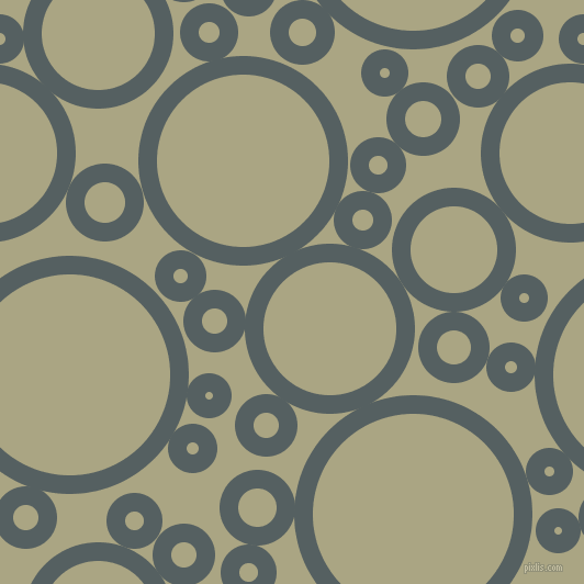 bubbles, circles, sponge, big, medium, small, 17 pixel line width, River Bed and Neutral Green circles bubbles sponge soap seamless tileable