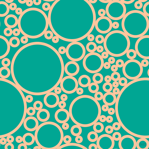 bubbles, circles, sponge, big, medium, small, 9 pixel line width, Romantic and Persian Green circles bubbles sponge soap seamless tileable