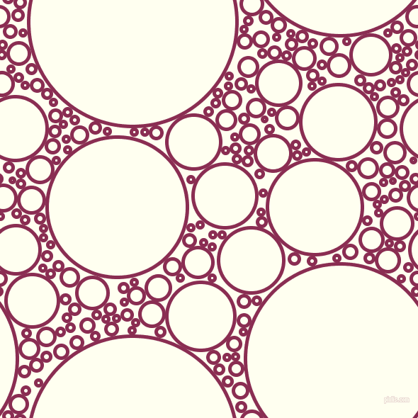 bubbles, circles, sponge, big, medium, small, 5 pixel line width, Rose Bud Cherry and Ivory circles bubbles sponge soap seamless tileable