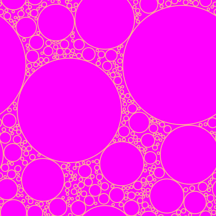 bubbles, circles, sponge, big, medium, small, 3 pixel line width, Rose Bud and Magenta circles bubbles sponge soap seamless tileable
