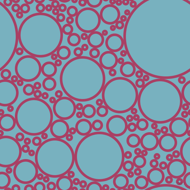 bubbles, circles, sponge, big, medium, small, 9 pixel line width, Rouge and Glacier circles bubbles sponge soap seamless tileable
