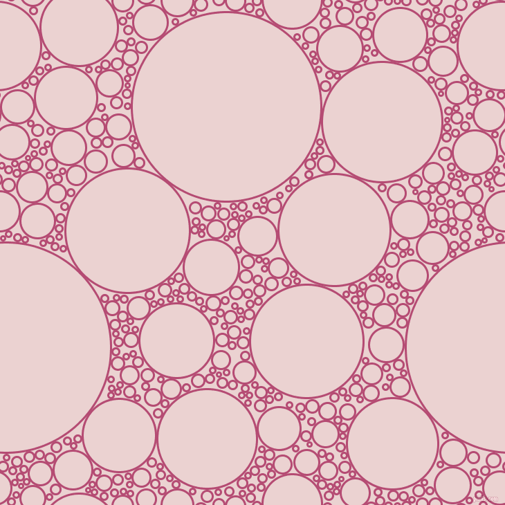 bubbles, circles, sponge, big, medium, small, 3 pixel line width, Royal Heath and Vanilla Ice circles bubbles sponge soap seamless tileable