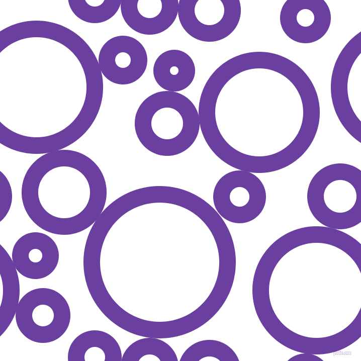 bubbles, circles, sponge, big, medium, small, 33 pixel line width, Royal Purple and White circles bubbles sponge soap seamless tileable