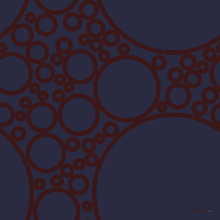 bubbles, circles, sponge, big, medium, small, 9 pixel line width, Rustic Red and Valhalla circles bubbles sponge soap seamless tileable