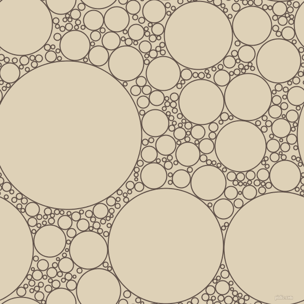 bubbles, circles, sponge, big, medium, small, 2 pixel line width, Saddle and Spanish White circles bubbles sponge soap seamless tileable