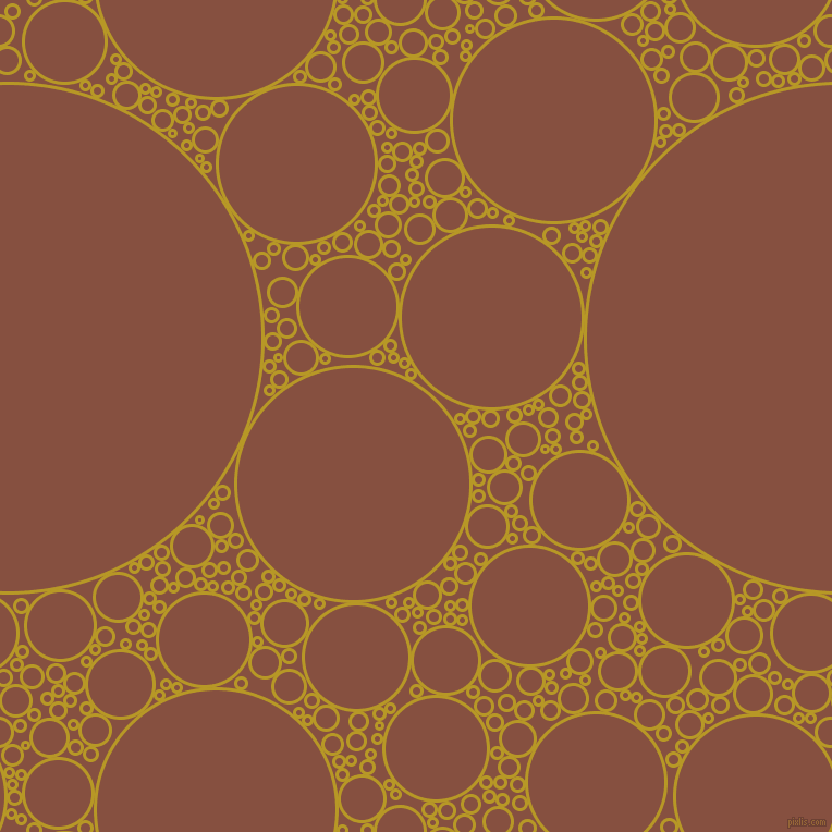 bubbles, circles, sponge, big, medium, small, 3 pixel line width, Sahara and Ironstone circles bubbles sponge soap seamless tileable