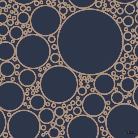 bubbles, circles, sponge, big, medium, small, 5 pixel line width, Sandrift and Licorice circles bubbles sponge soap seamless tileable
