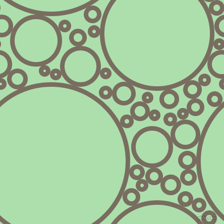 bubbles, circles, sponge, big, medium, small, 9 pixel line width, Sandstone and Moss Green circles bubbles sponge soap seamless tileable