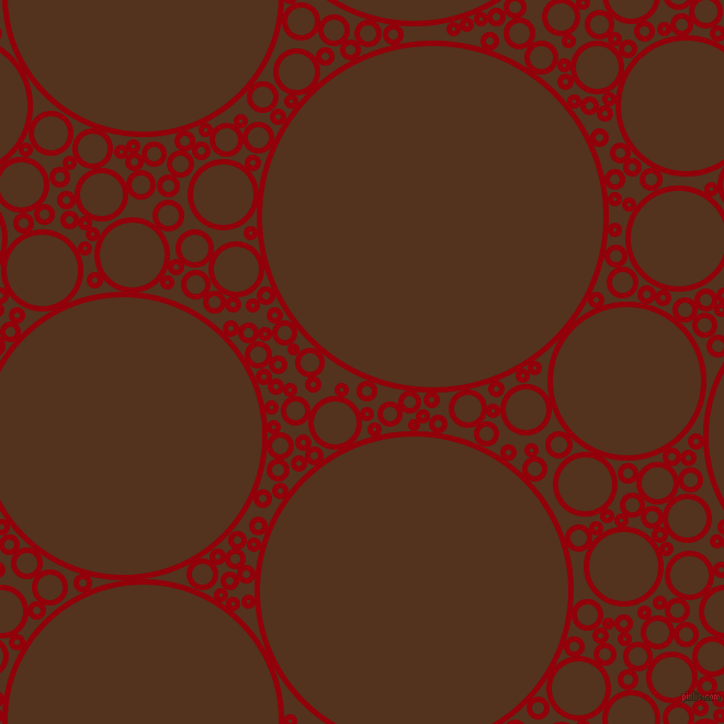 bubbles, circles, sponge, big, medium, small, 5 pixel line width, Sangria and Brown Bramble circles bubbles sponge soap seamless tileable