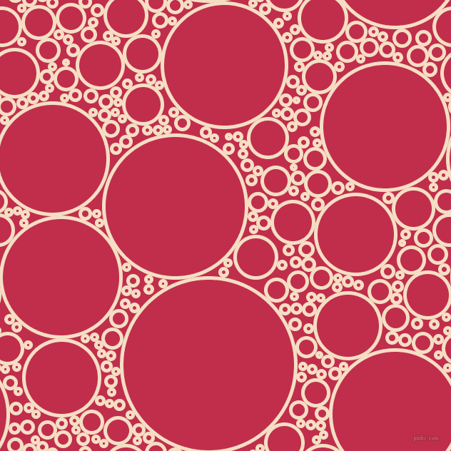 bubbles, circles, sponge, big, medium, small, 5 pixel line width, Sazerac and Old Rose circles bubbles sponge soap seamless tileable