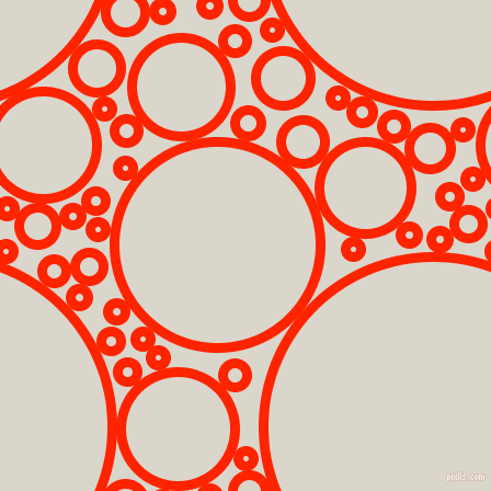 bubbles, circles, sponge, big, medium, small, 9 pixel line width, Scarlet and White Pointer circles bubbles sponge soap seamless tileable