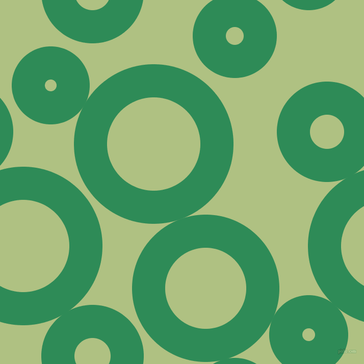 bubbles, circles, sponge, big, medium, small, 65 pixel line width, Sea Green and Caper circles bubbles sponge soap seamless tileable