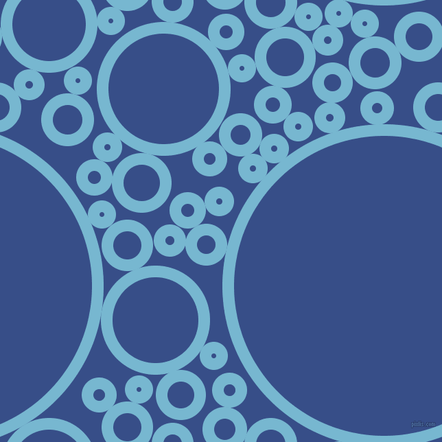 bubbles, circles, sponge, big, medium, small, 17 pixel line width, Seagull and Tory Blue circles bubbles sponge soap seamless tileable