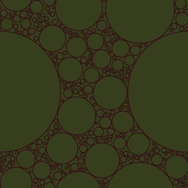 bubbles, circles, sponge, big, medium, small, 3 pixel line width, Seal Brown and Turtle Green circles bubbles sponge soap seamless tileable