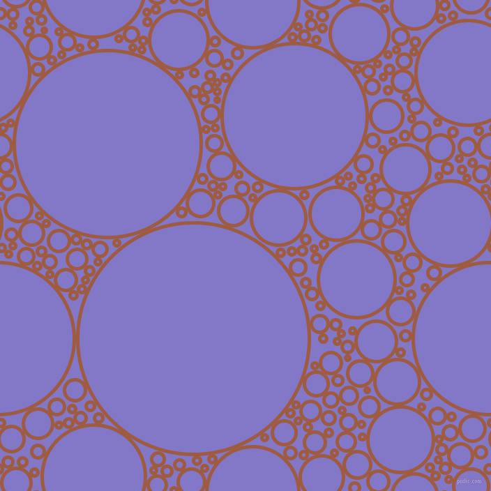 bubbles, circles, sponge, big, medium, small, 5 pixel line width, Sepia and Moody Blue circles bubbles sponge soap seamless tileable