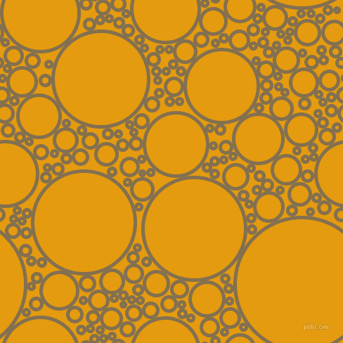 bubbles, circles, sponge, big, medium, small, 5 pixel line width, Shadow and Gamboge circles bubbles sponge soap seamless tileable
