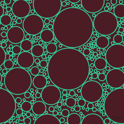 bubbles, circles, sponge, big, medium, small, 3 pixel line width, Shamrock and Bordeaux circles bubbles sponge soap seamless tileable