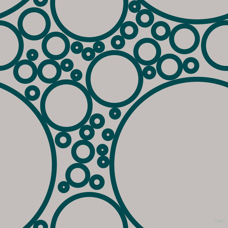 bubbles, circles, sponge, big, medium, small, 17 pixel line width, Sherpa Blue and Pale Slate circles bubbles sponge soap seamless tileable