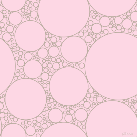 bubbles, circles, sponge, big, medium, small, 2 pixel line width, Silk and Pig Pink circles bubbles sponge soap seamless tileable