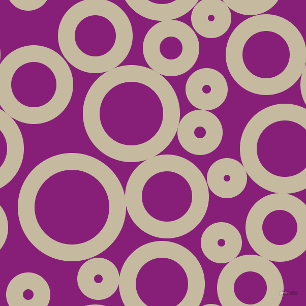 bubbles, circles, sponge, big, medium, small, 33 pixel line width, Sisal and Dark Purple circles bubbles sponge soap seamless tileable