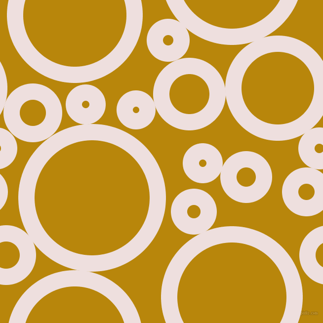 bubbles, circles, sponge, big, medium, small, 33 pixel line width, Soft Peach and Dark Goldenrod circles bubbles sponge soap seamless tileable