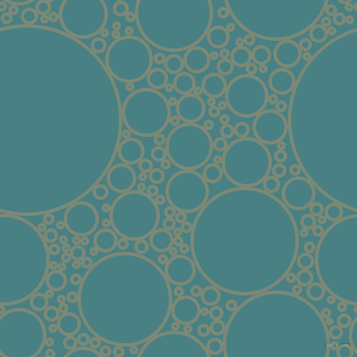 bubbles, circles, sponge, big, medium, small, 5 pixel line width, Spanish Green and Paradiso circles bubbles sponge soap seamless tileable