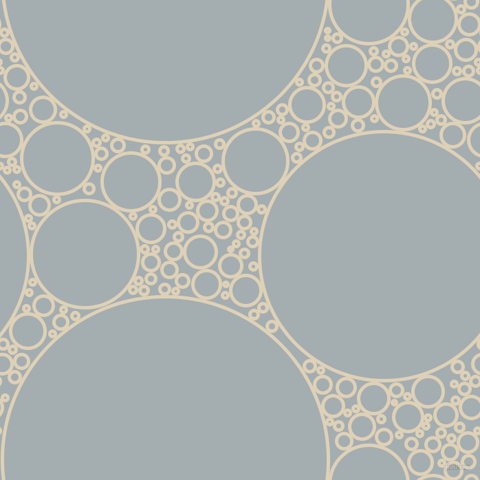 bubbles, circles, sponge, big, medium, small, 5 pixel line width, Spanish White and Gull Grey circles bubbles sponge soap seamless tileable