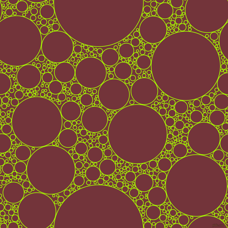 bubbles, circles, sponge, big, medium, small, 2 pixel line width, Spring Bud and Merlot circles bubbles sponge soap seamless tileable