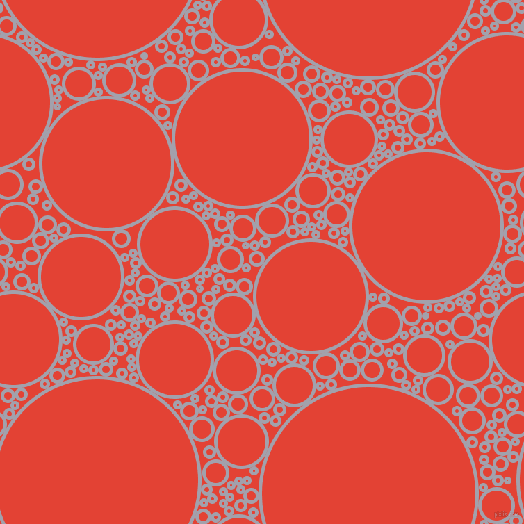 bubbles, circles, sponge, big, medium, small, 5 pixel line width, Spun Pearl and Cinnabar circles bubbles sponge soap seamless tileable