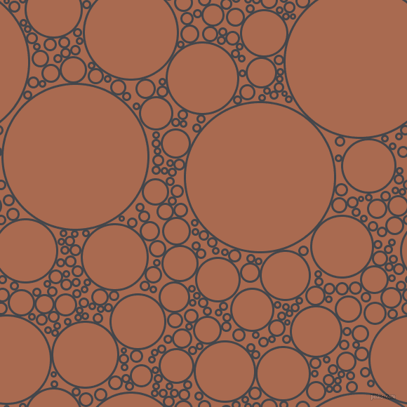 bubbles, circles, sponge, big, medium, small, 3 pixel line width, Steel Grey and Sante Fe circles bubbles sponge soap seamless tileable
