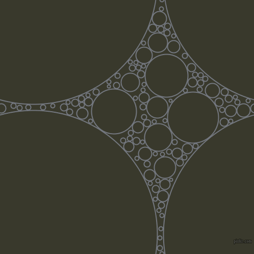 bubbles, circles, sponge, big, medium, small, 2 pixel line width, Storm Grey and El Paso circles bubbles sponge soap seamless tileable