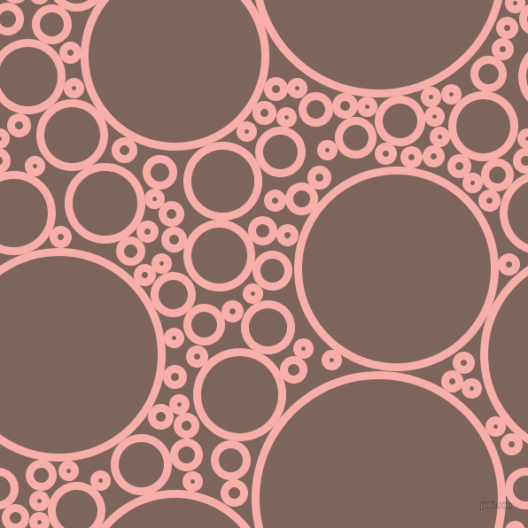 bubbles, circles, sponge, big, medium, small, 9 pixel line width, Sundown and Russett circles bubbles sponge soap seamless tileable