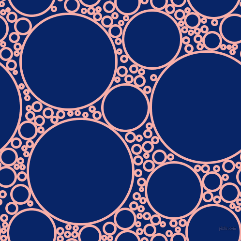 bubbles, circles, sponge, big, medium, small, 5 pixel line width, Sundown and Sapphire circles bubbles sponge soap seamless tileable