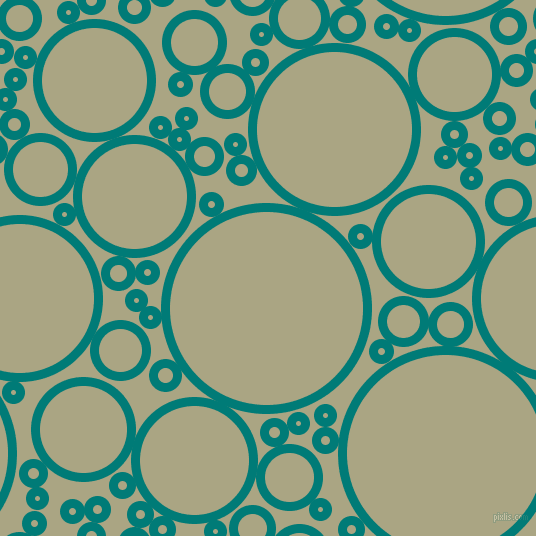bubbles, circles, sponge, big, medium, small, 9 pixel line width, Surfie Green and Neutral Green circles bubbles sponge soap seamless tileable
