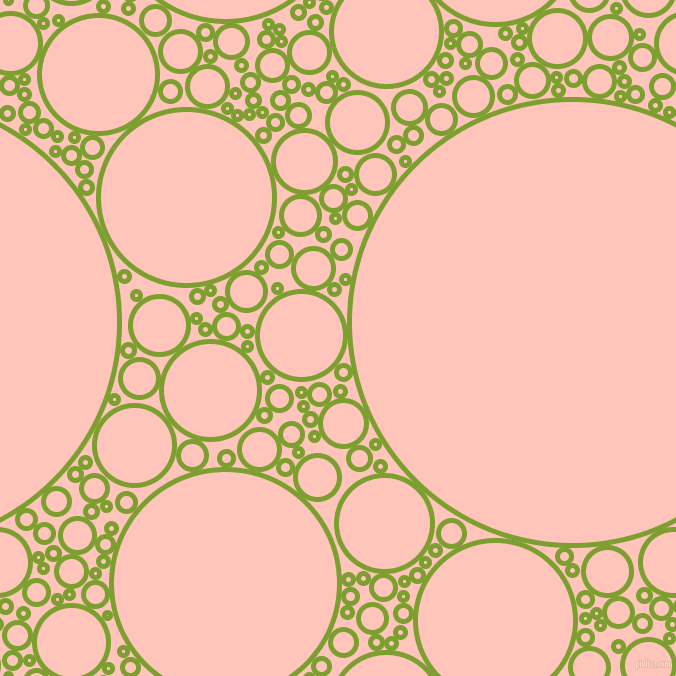 bubbles, circles, sponge, big, medium, small, 5 pixel line width, Sushi and Your Pink circles bubbles sponge soap seamless tileable