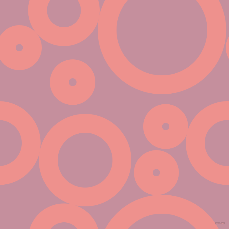 bubbles, circles, sponge, big, medium, small, 65 pixel line width, Sweet Pink and Viola circles bubbles sponge soap seamless tileable
