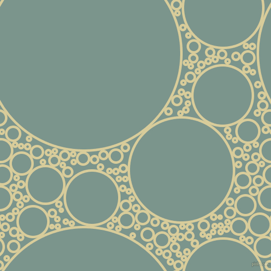 bubbles, circles, sponge, big, medium, small, 5 pixel line width, Tahuna Sands and Granny Smith circles bubbles sponge soap seamless tileable